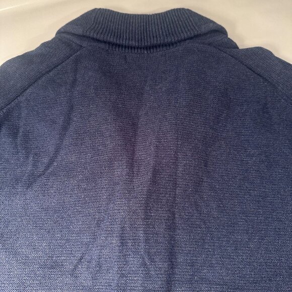 Banana Republic Cardigan Mens Shawl Collar Sweater Button Up Cotton Jacket - Picture 12 of 16